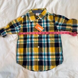 Gymboree Plaid Button-Up Shirt - 3T